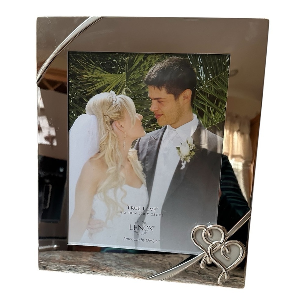 Lenox True Love Frame Silverplated READ